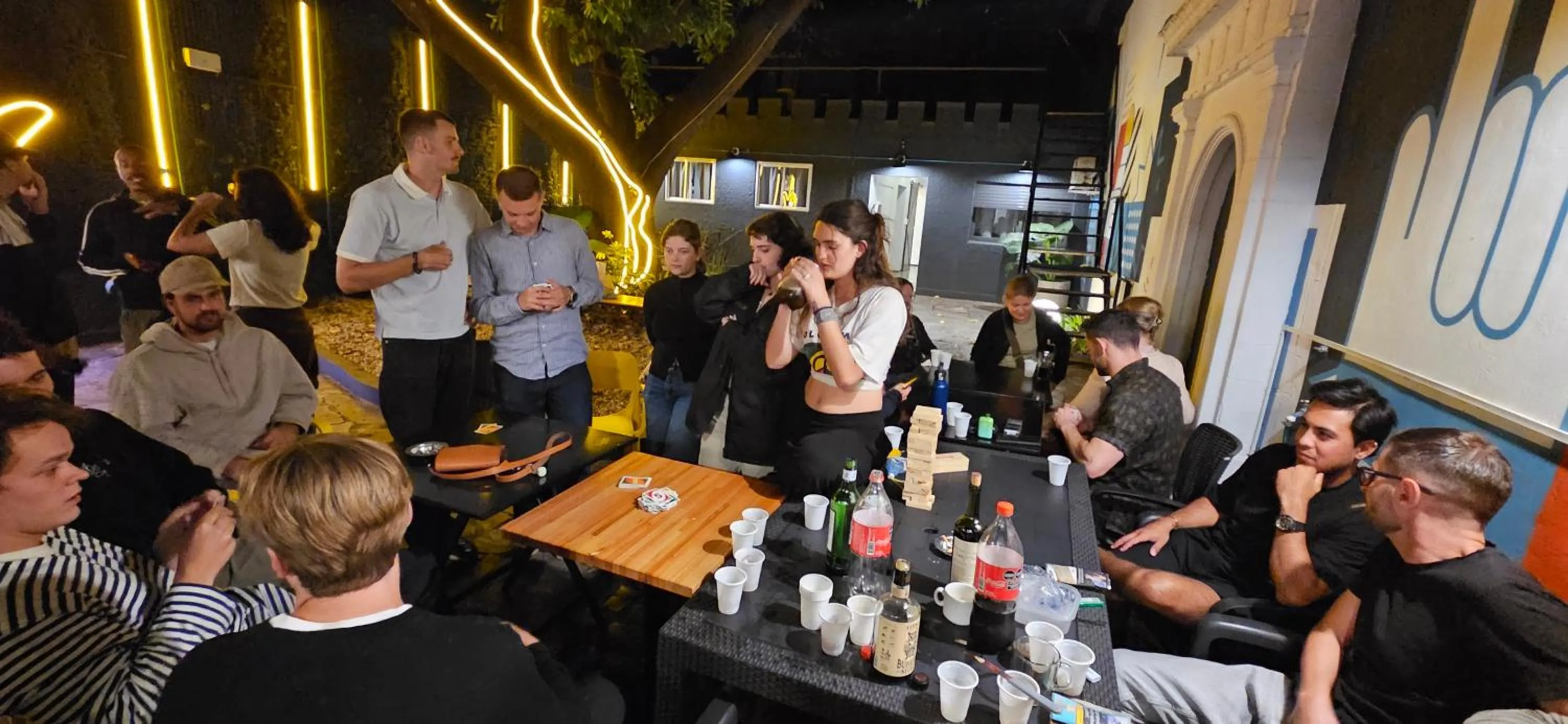 Activities in Play Hostel Garden