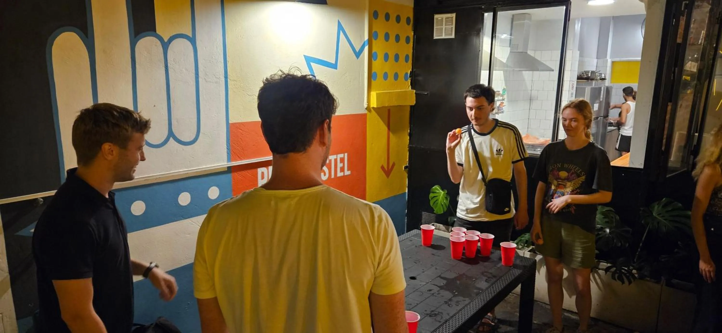 People in Play Hostel Garden