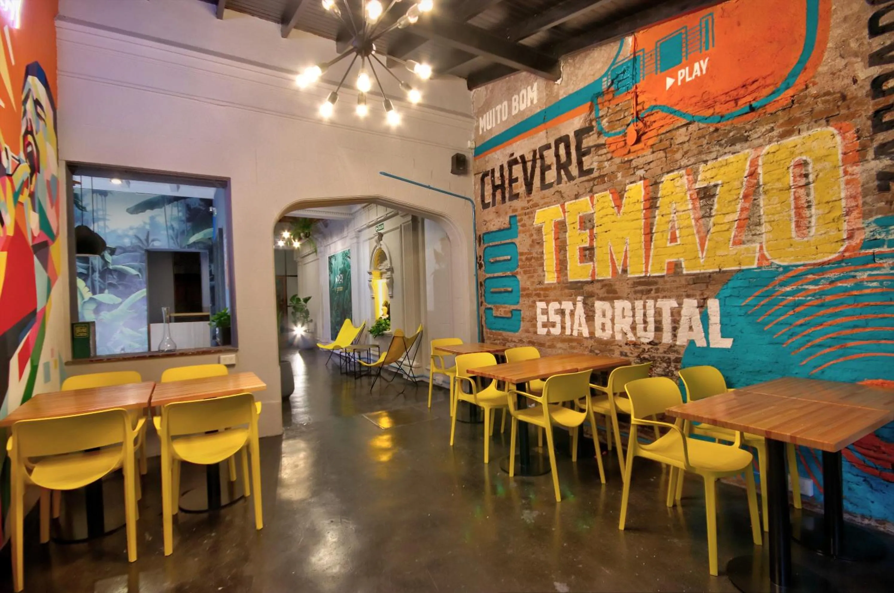 Living room in Play Hostel Garden