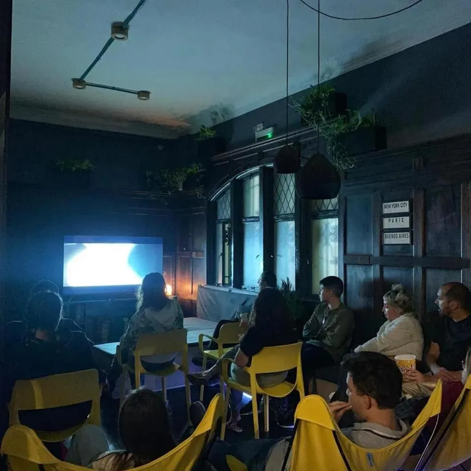 People in Play Hostel Garden