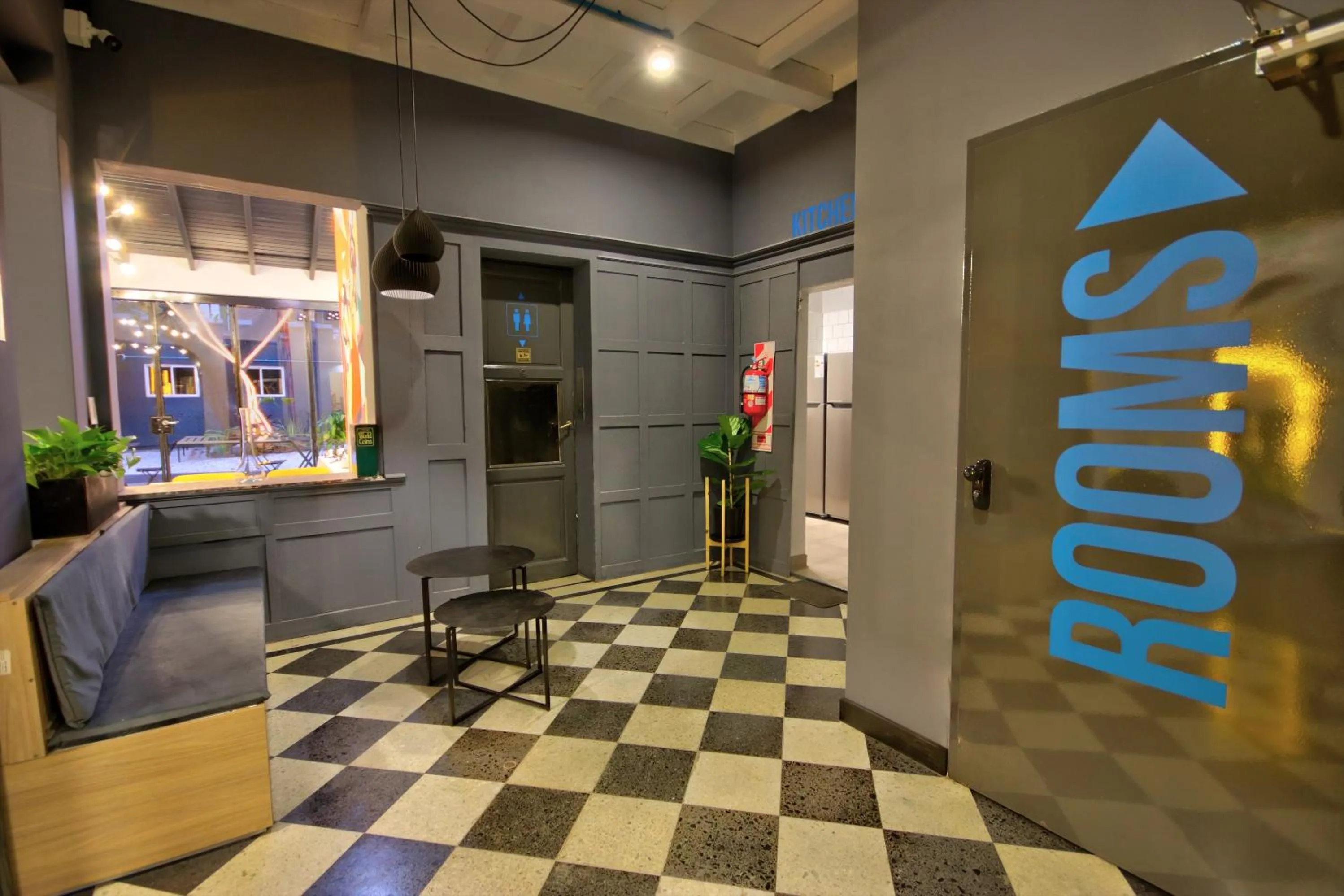 Living room in Play Hostel Garden