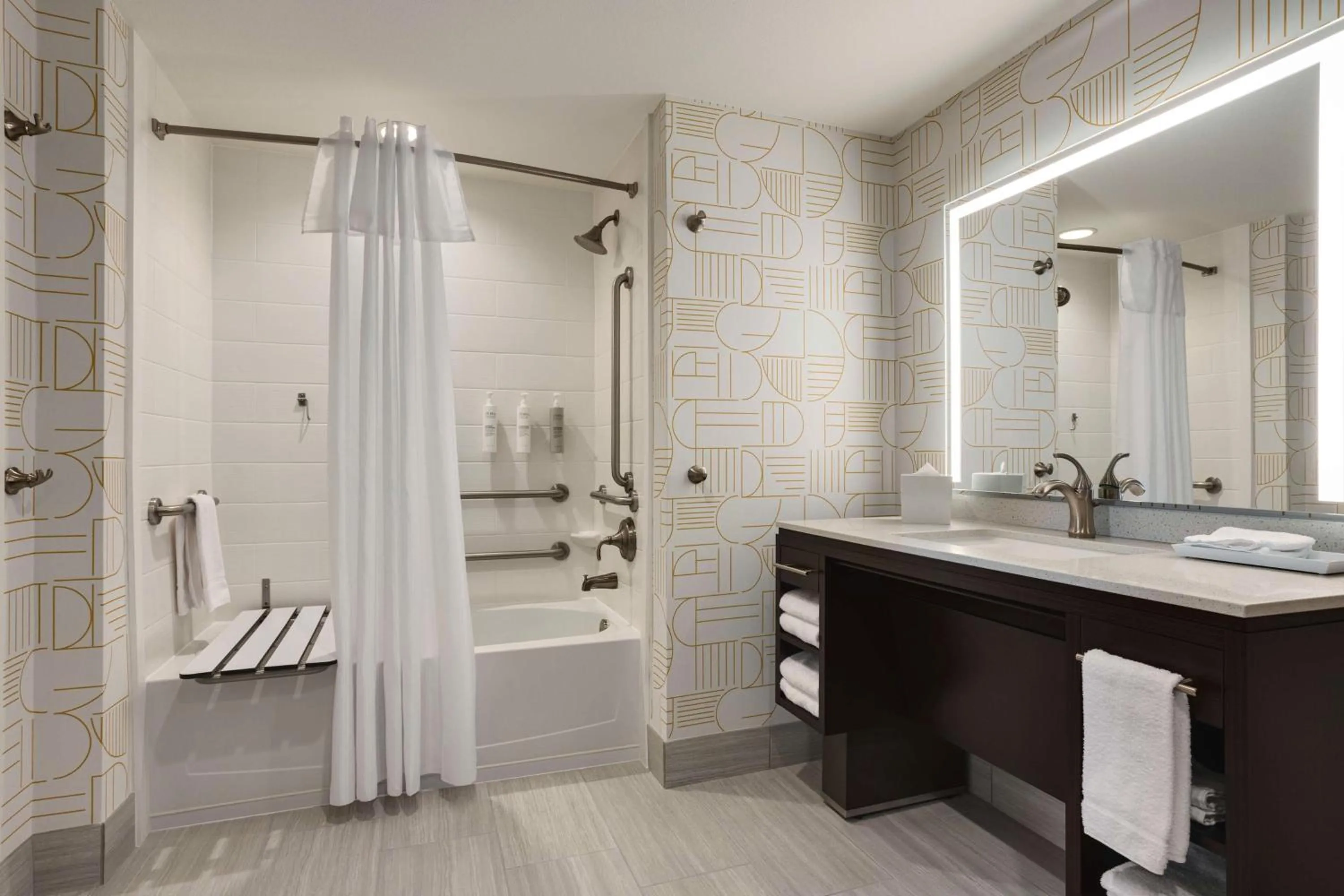 Bathroom in Home2 Suites by Hilton Austin North/Near the Domain, TX