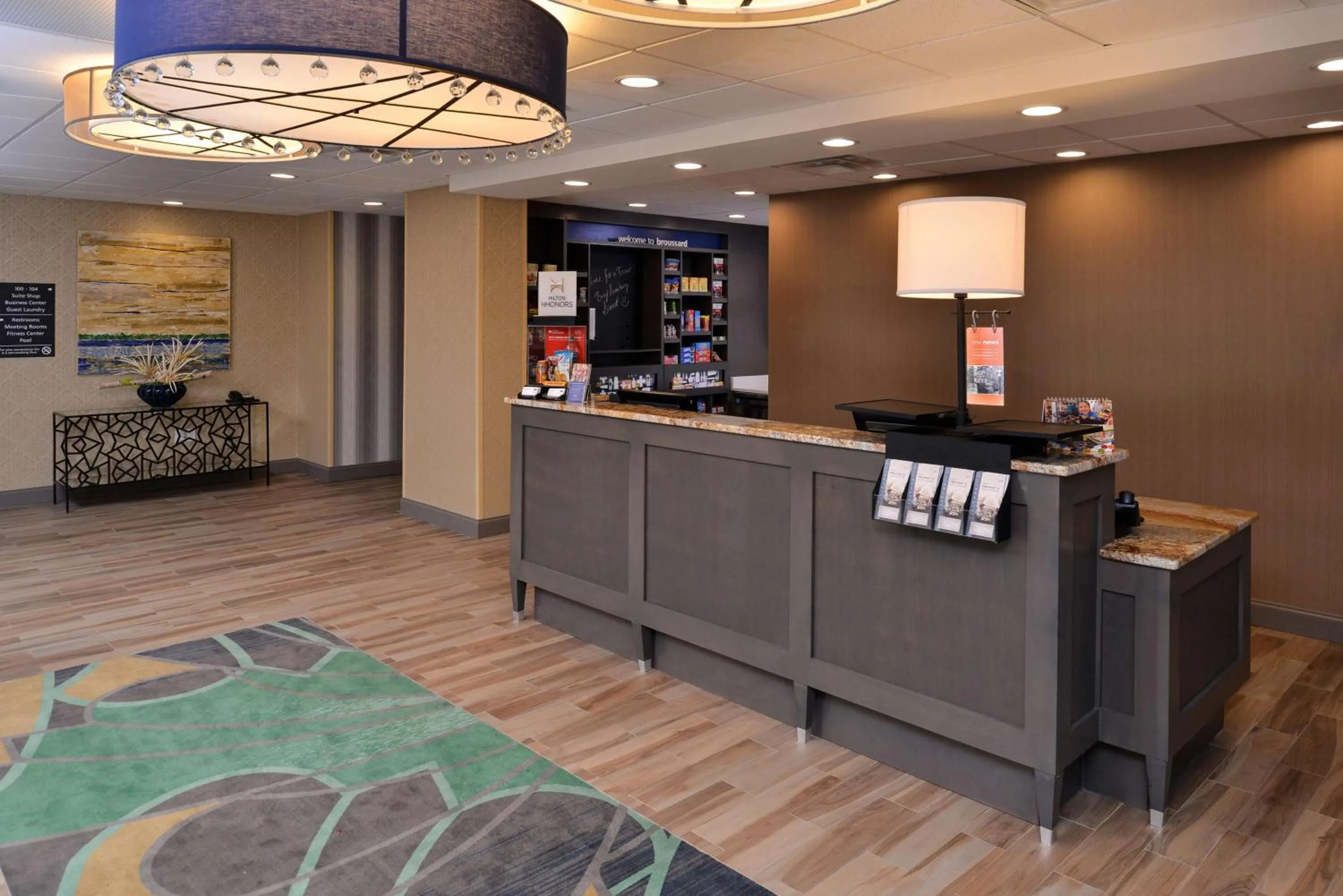 Lobby or reception in Hampton Inn Broussard-Lafayette