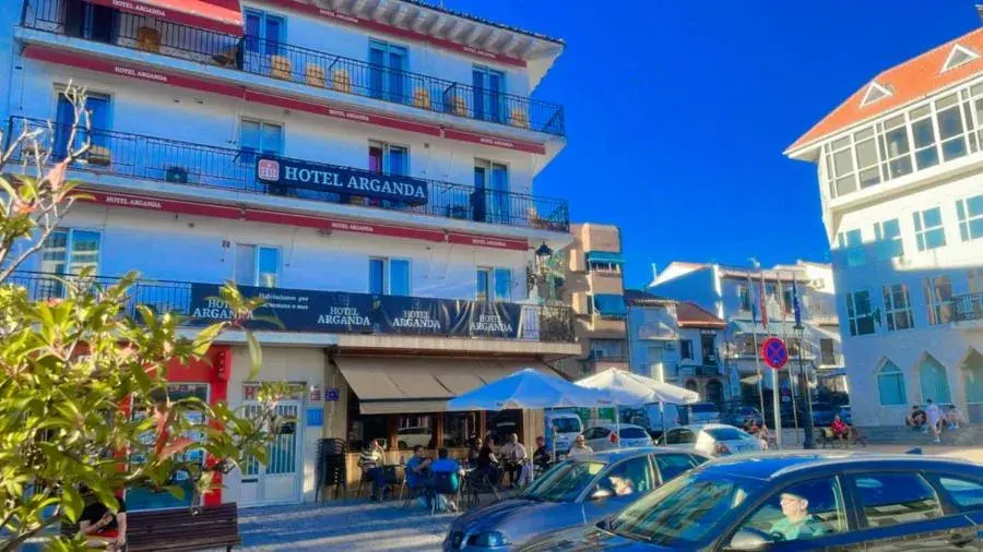 Property building in Hotel Arganda Property building in Hotel Arganda