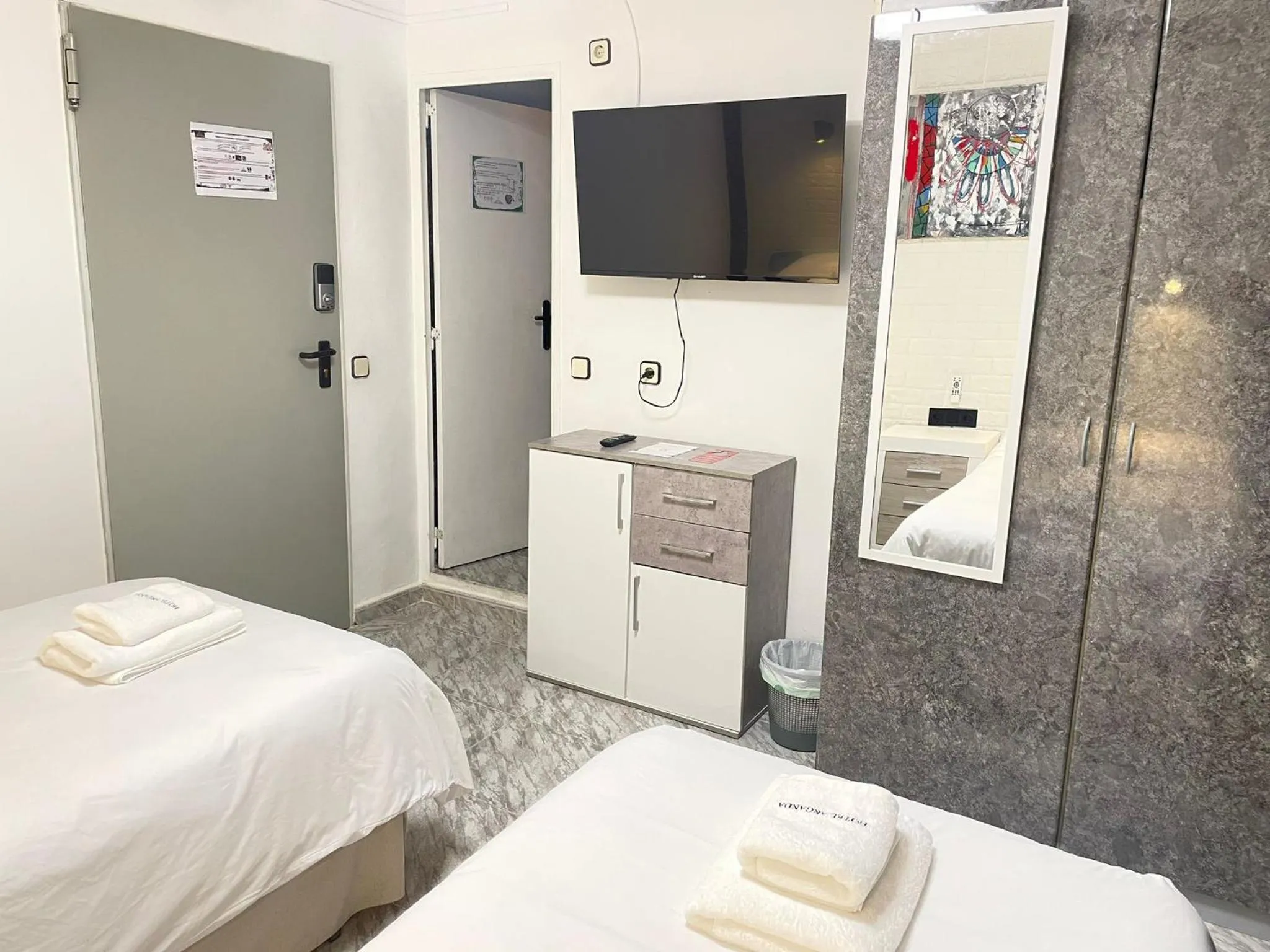 Bedroom, Bed in Hotel Arganda