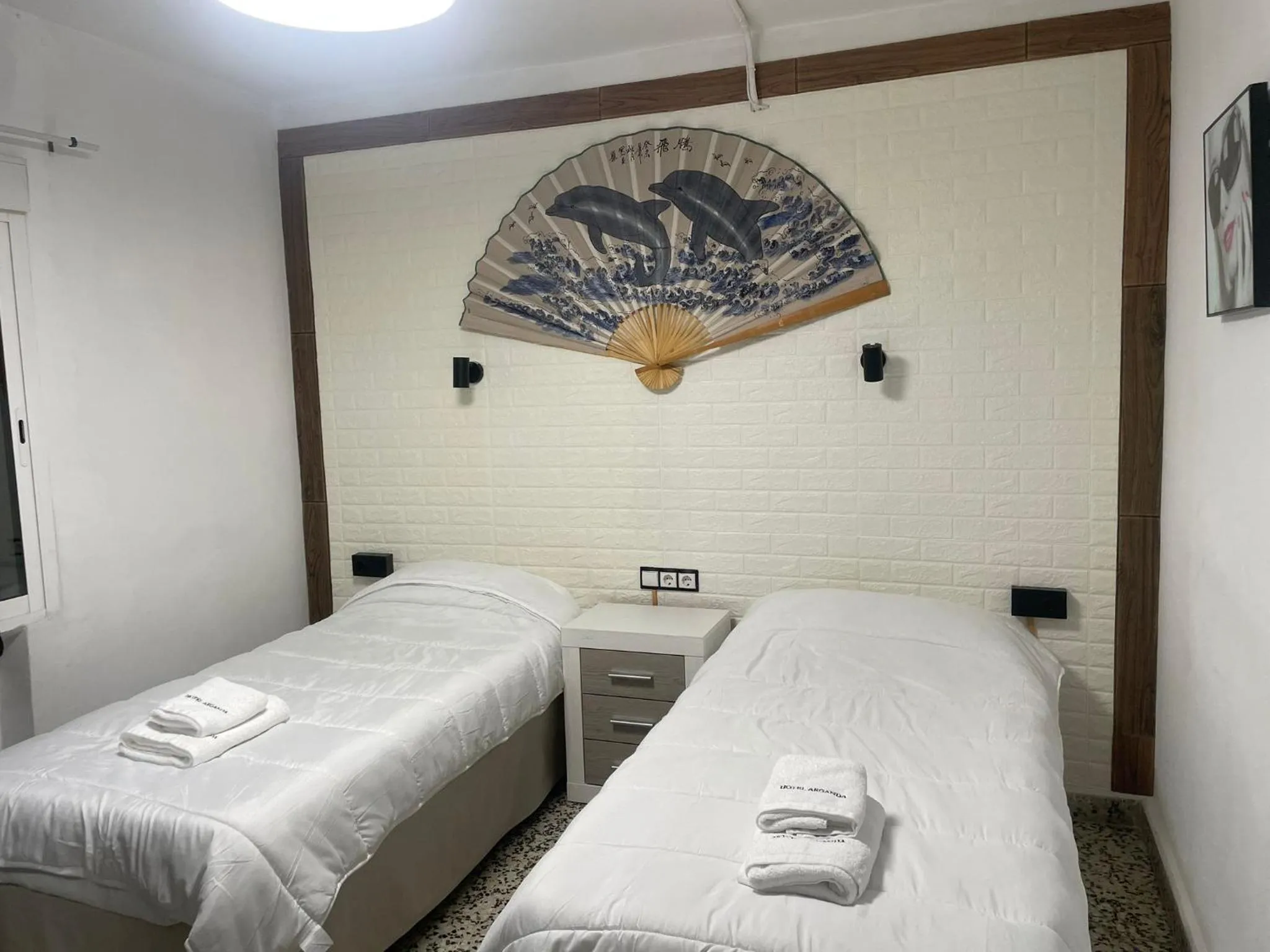 Bedroom, Bed in Hotel Arganda