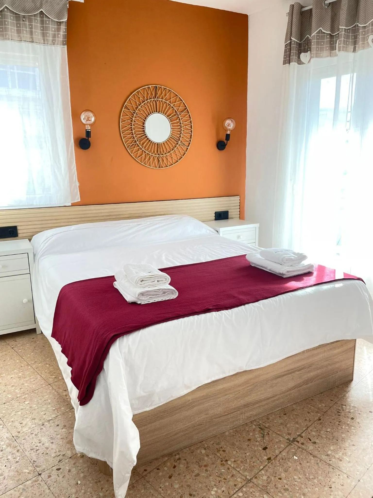 Bedroom, Bed in Hotel Arganda