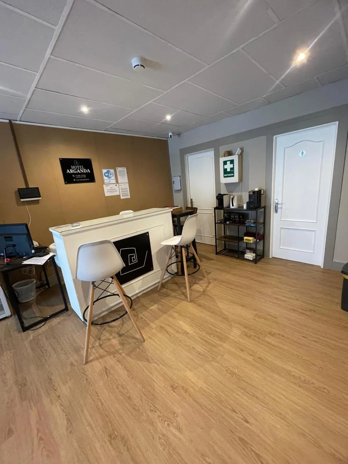 Lobby or reception in Hotel Arganda