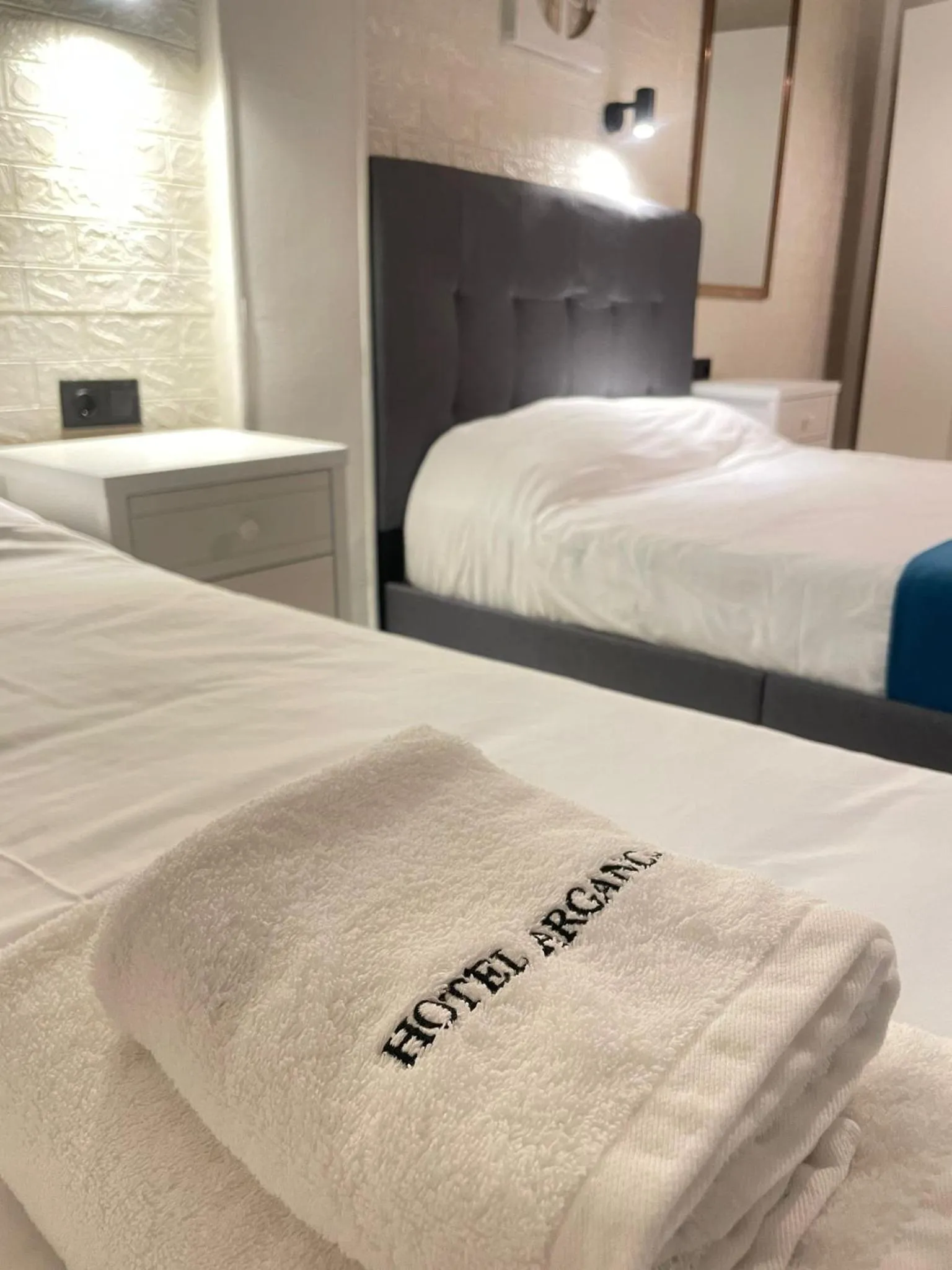 Bedroom, Bed in Hotel Arganda