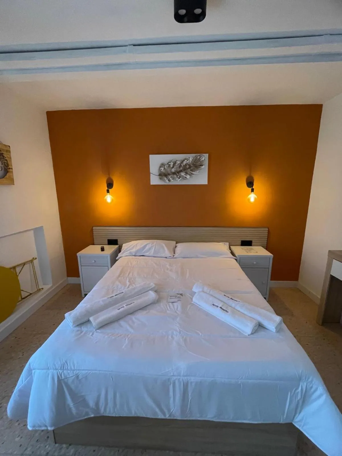 Bed in Hotel Arganda