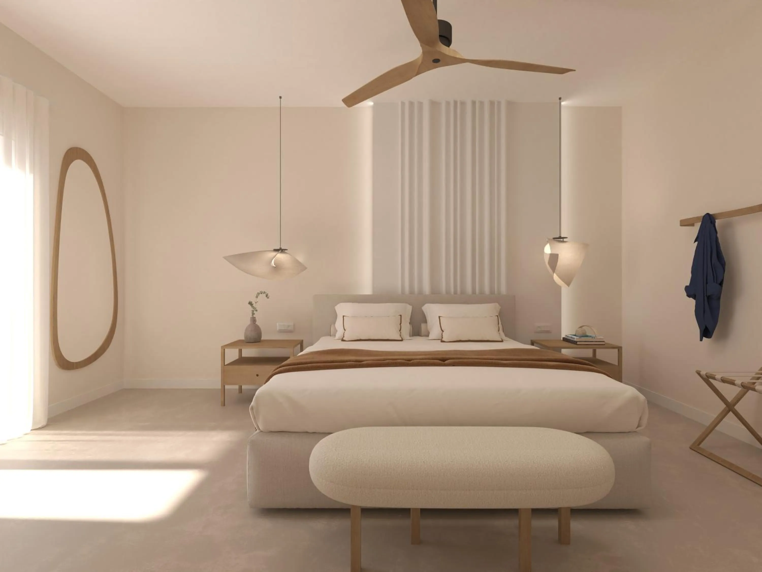 Bed in Yria Island Boutique Hotel & Spa