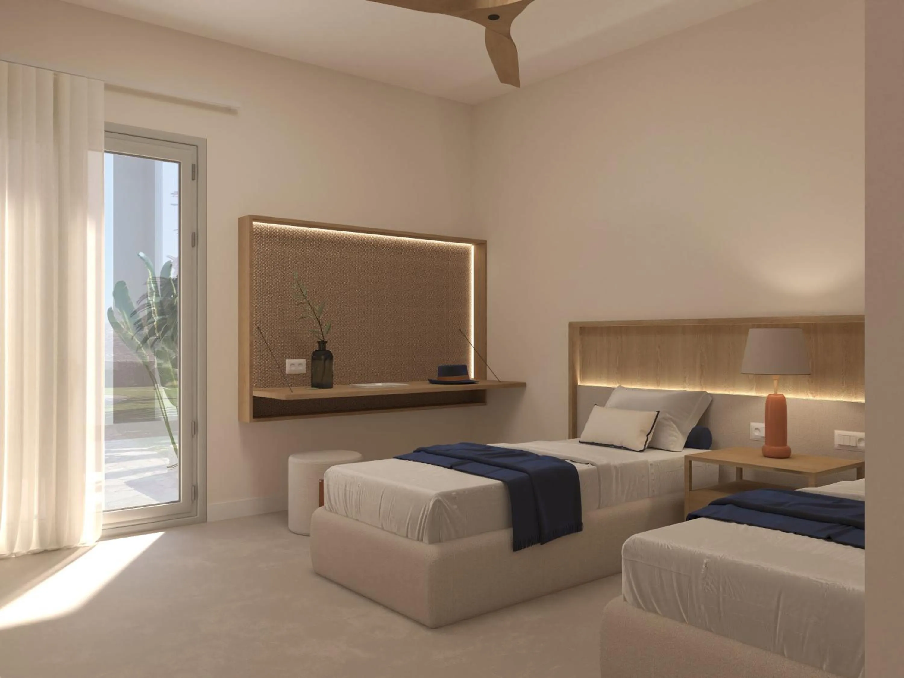 Bed in Yria Island Boutique Hotel & Spa