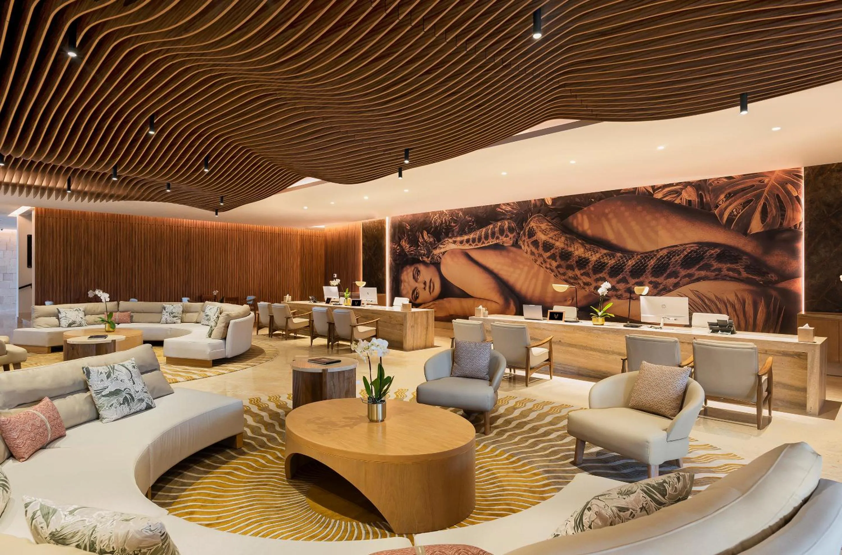 Lobby or reception in The Eden by Desire Riviera Maya All Inclusive - Couples Only