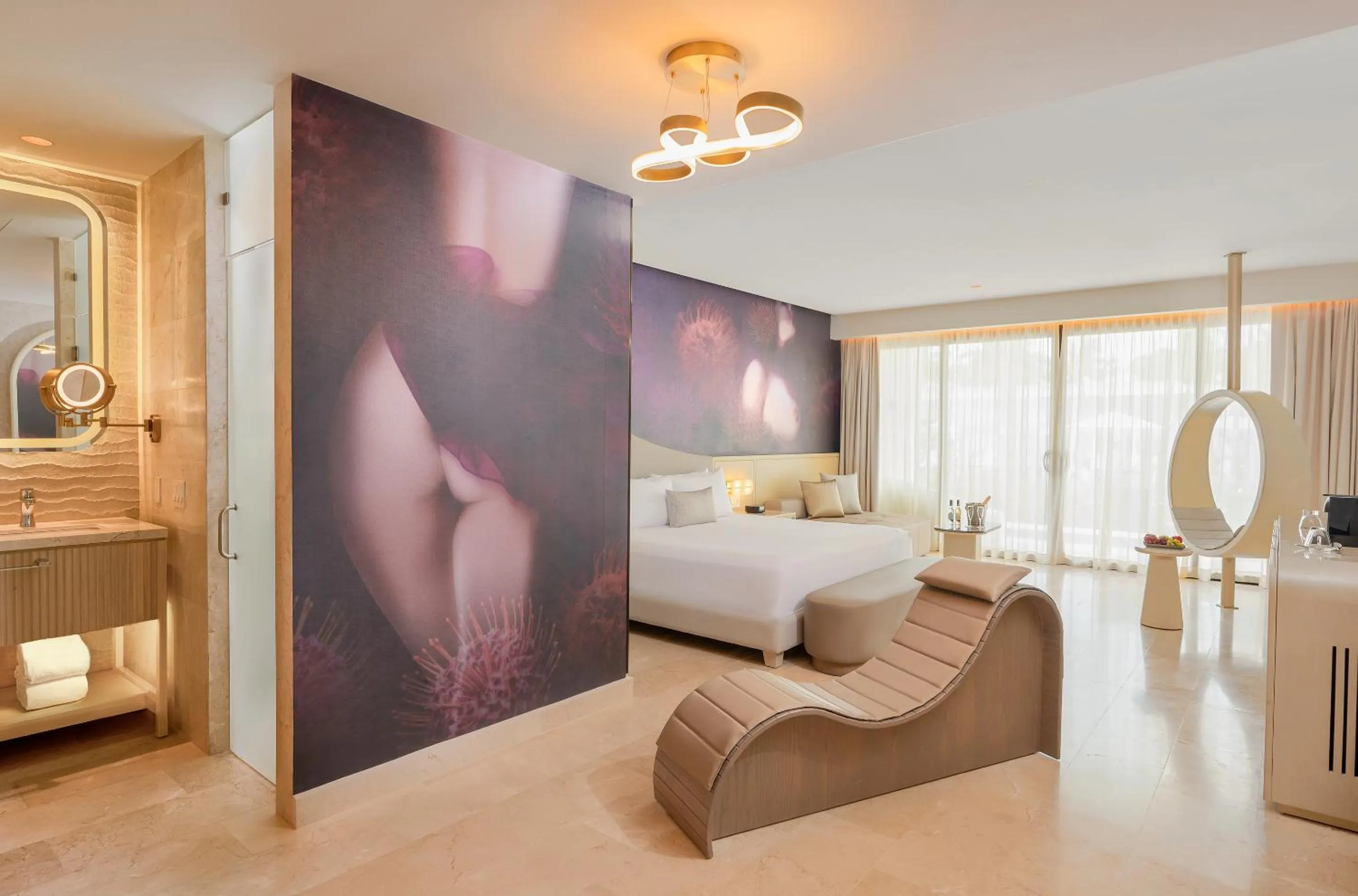 Bed in The Eden by Desire Riviera Maya All Inclusive - Couples Only