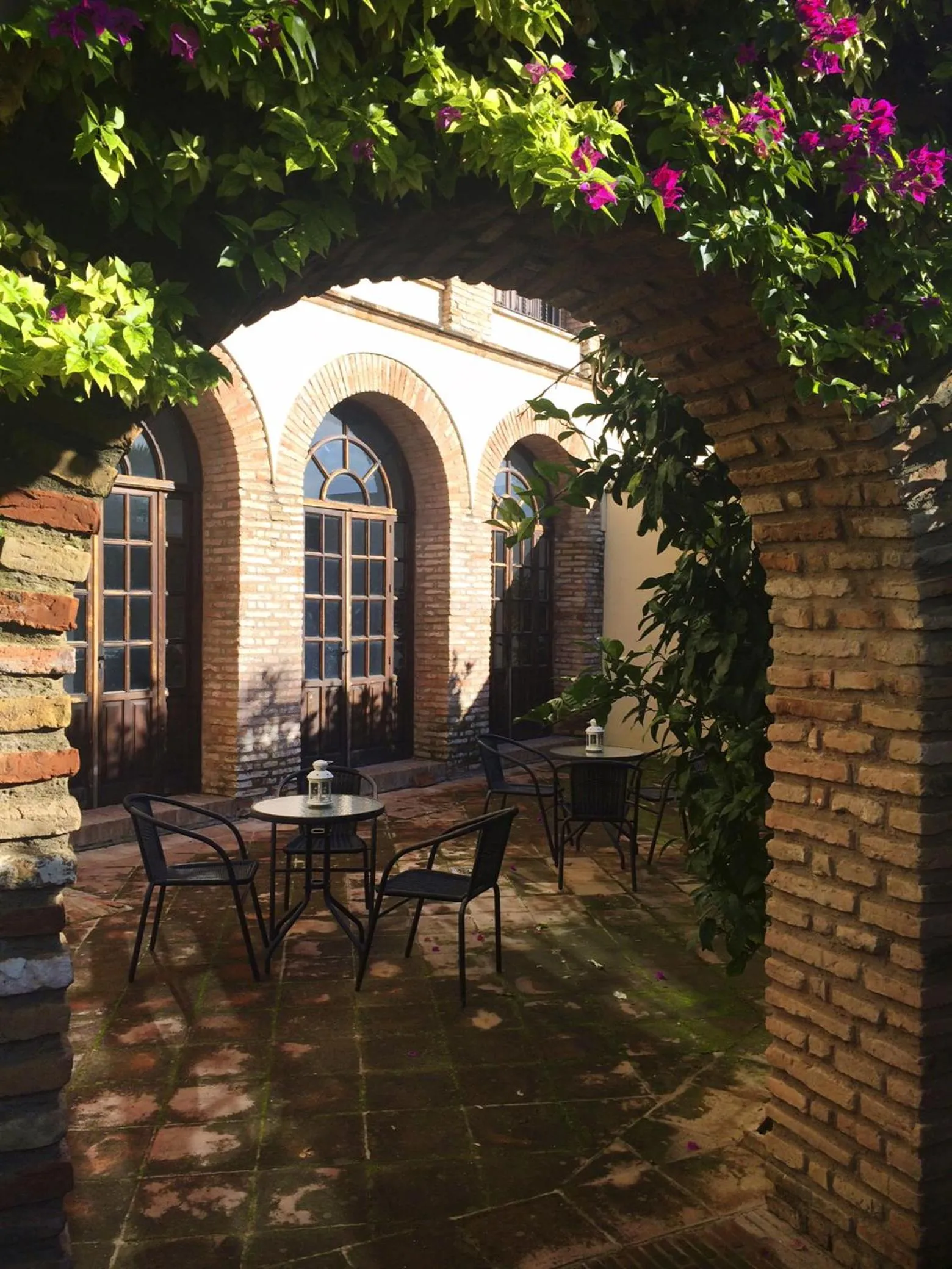 Patio in Hospedería Convento de Santa Clara
