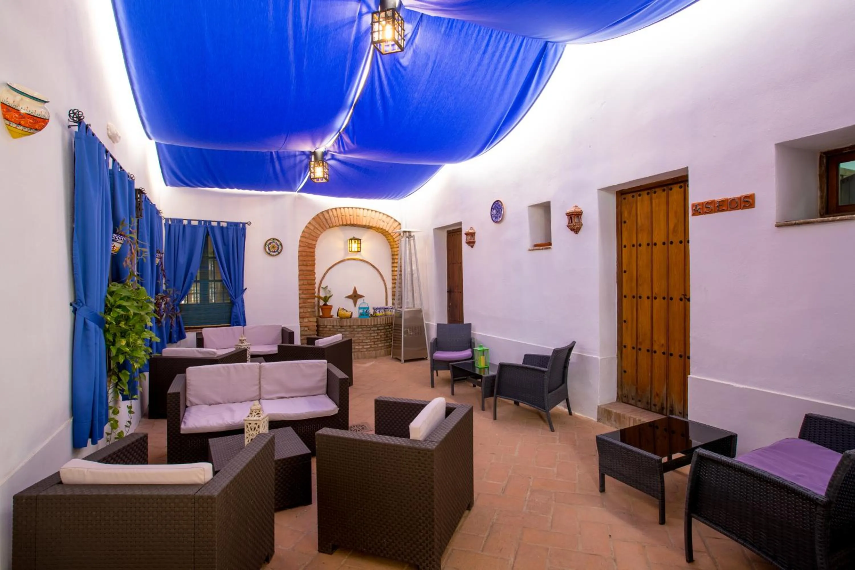 Patio in Hospedería Convento de Santa Clara