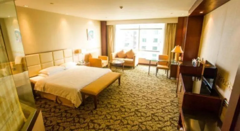 Bed in Xiamen Fortune Hotel