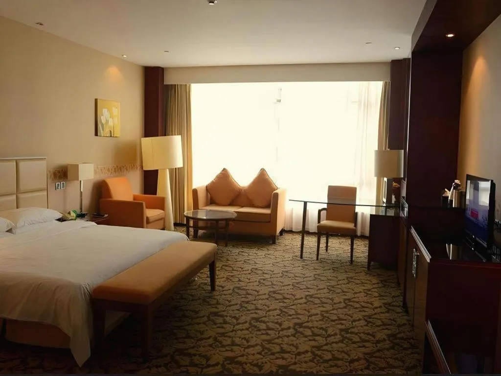 Bed in Xiamen Fortune Hotel