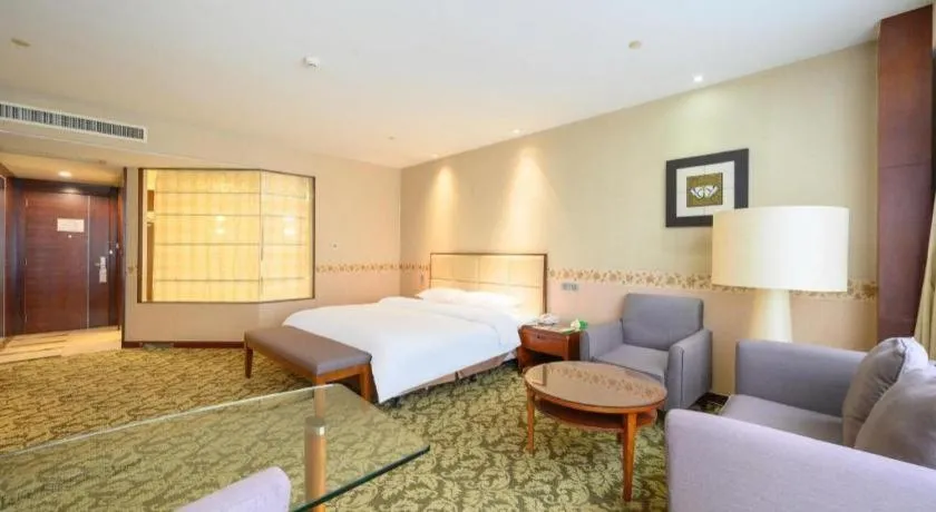 Bed in Xiamen Fortune Hotel