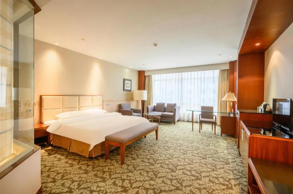 Bed in Xiamen Fortune Hotel