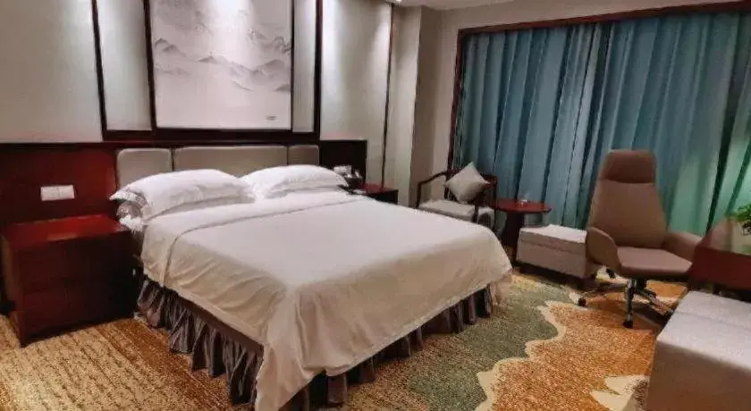 Bed in Yiyang Huatian Hotel Bed in Yiyang Huatian Hotel