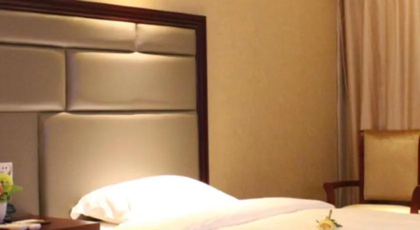 Bed in GreenTree Inn Shanghai Gongkang Road Branch