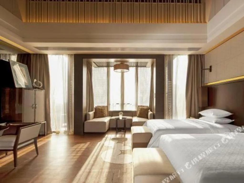 Bed in The Mulian Urban Resort Hotels Huadu