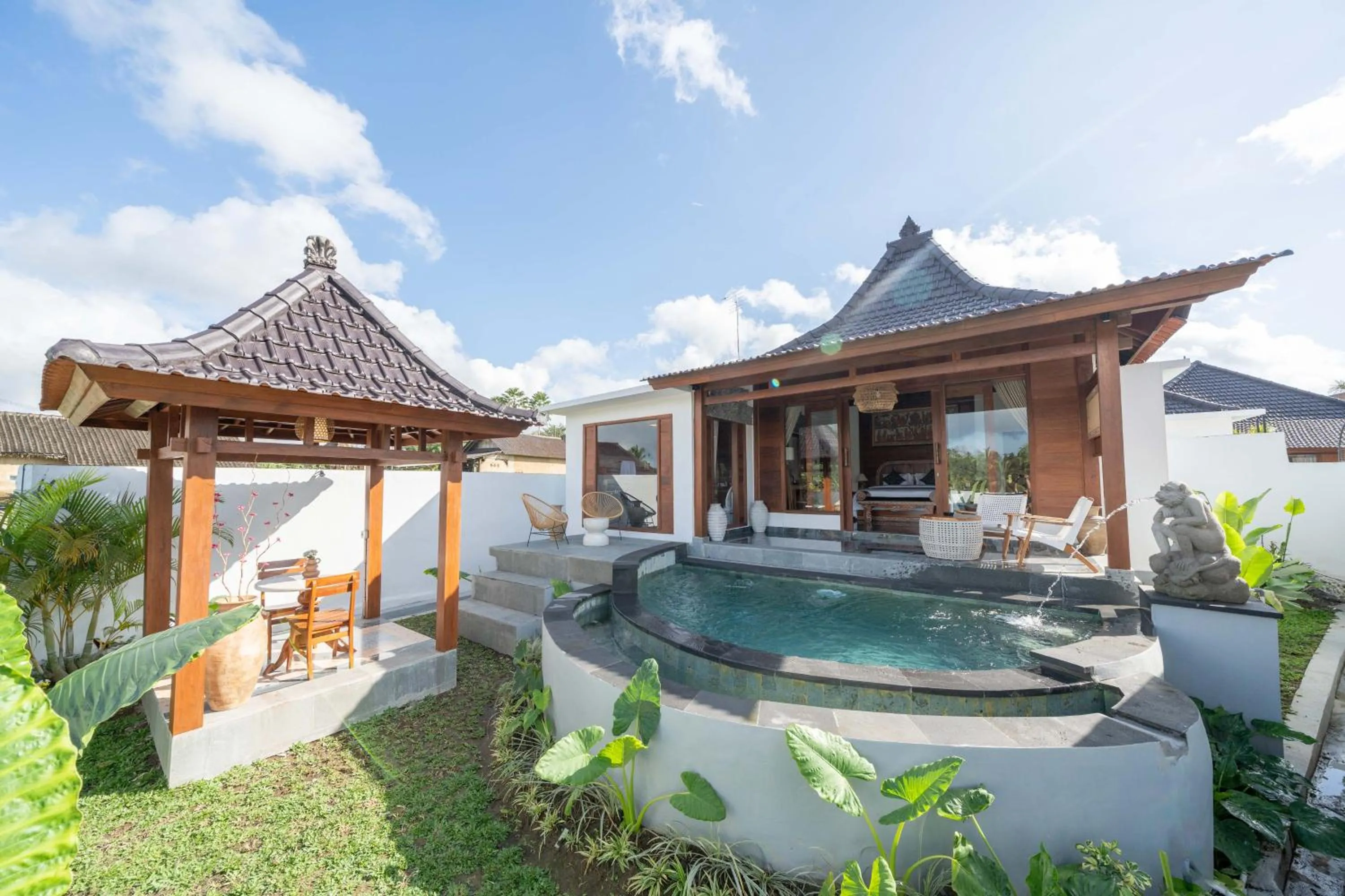 Pool view in Maddu Suites