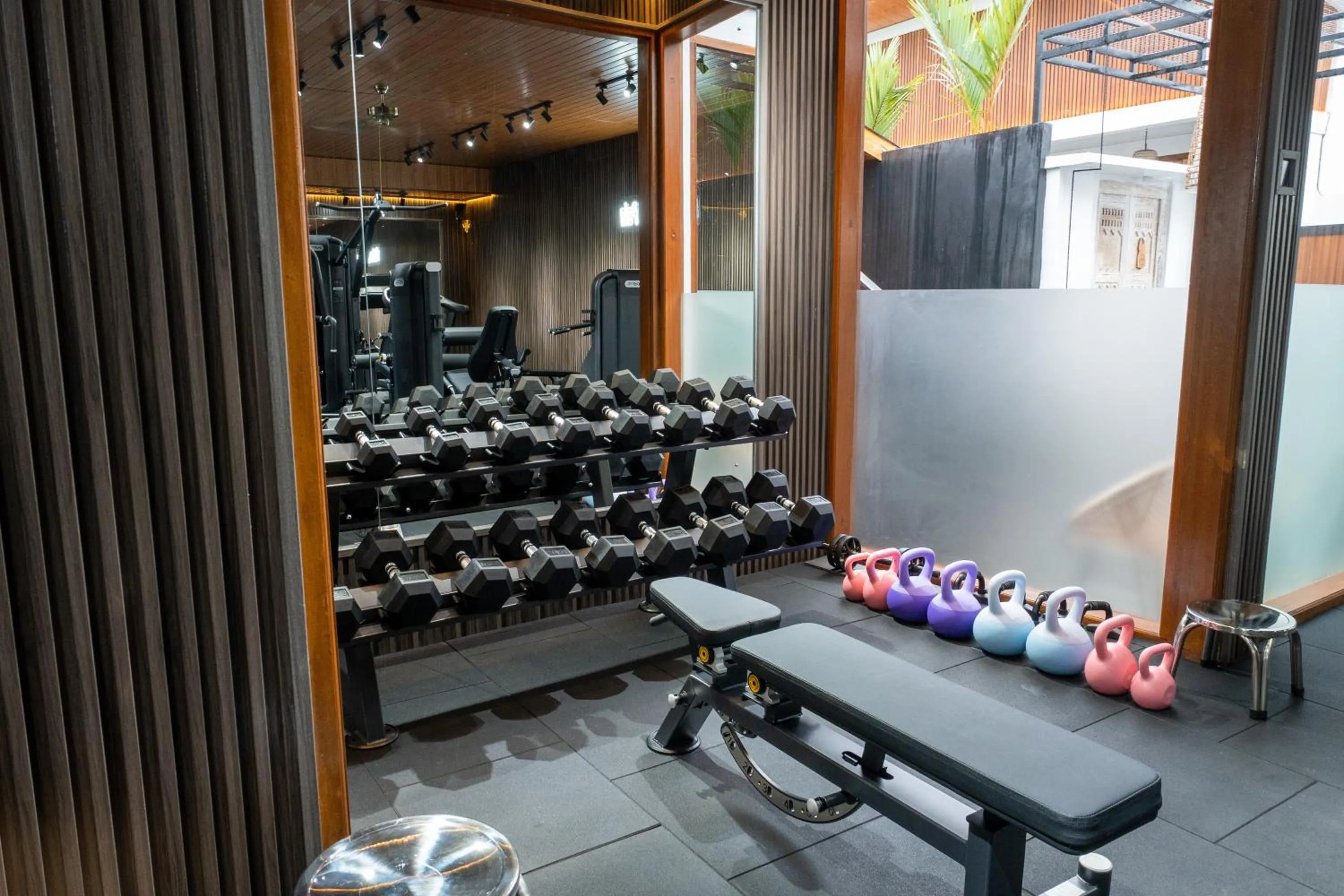 Fitness centre/facilities in Maddu Suites