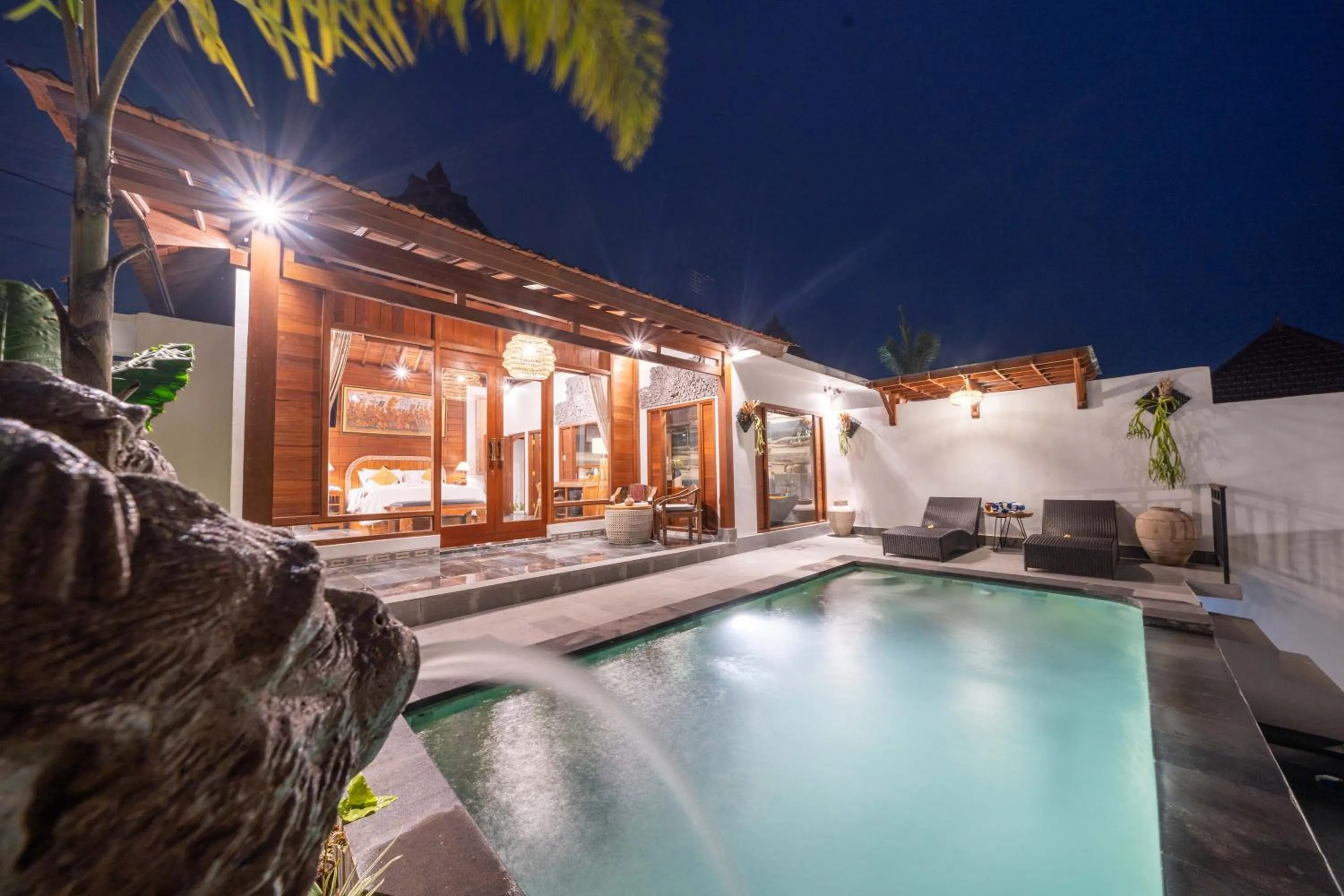 Pool view in Maddu Suites