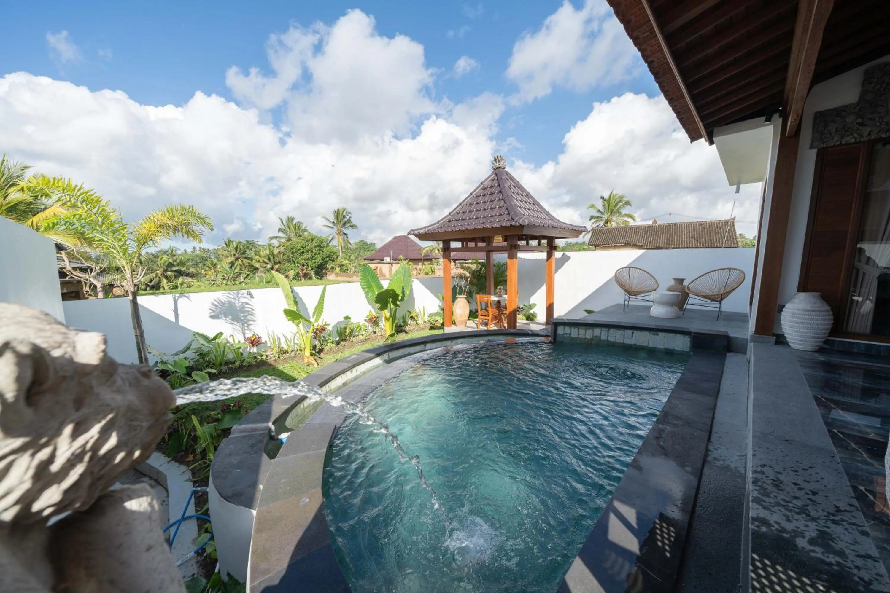 Pool view in Maddu Suites