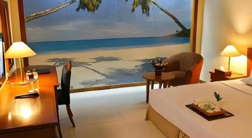 Bed in Makassar Golden Hotel