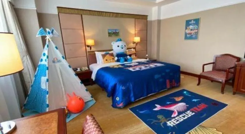 Bed in Jianguo Garden Hotel