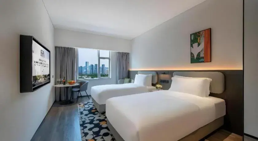 Bed in Seaview Gleetour Hotel Shenzhen Eastwing building Bed in Seaview Gleetour Hotel Shenzhen Eastwing building