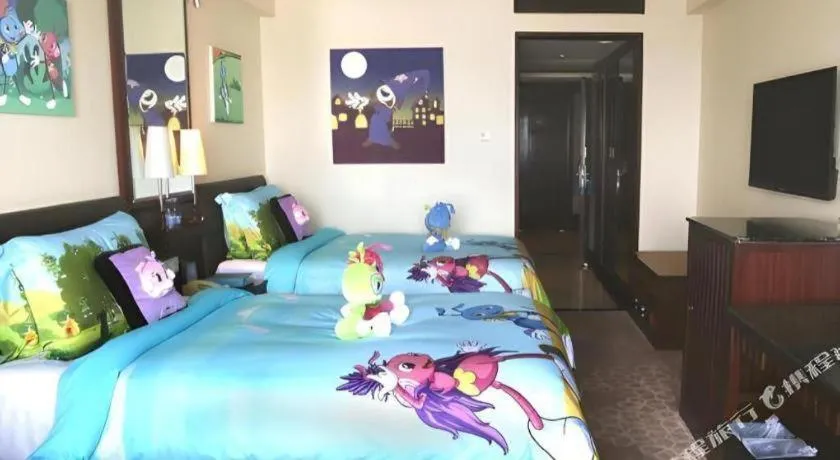 Bed in Seaview Gleetour Hotel Shenzhen Eastwing building