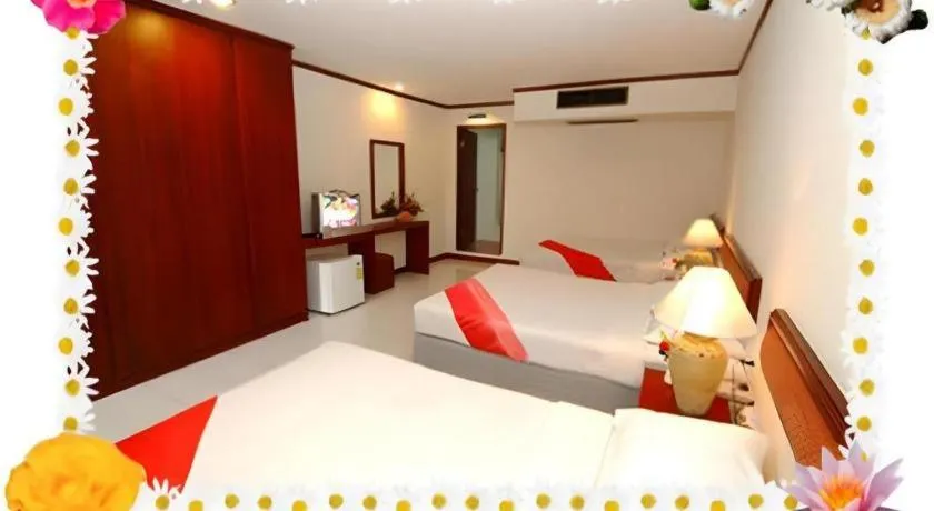 Bed in Phatad Valley Hotel