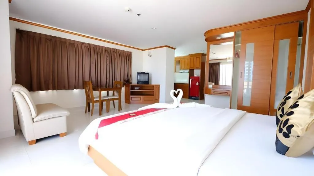 Bed in Phu View Talay Resort