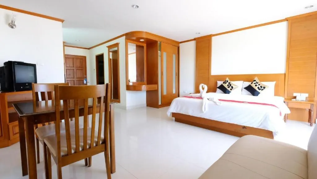 Bed in Phu View Talay Resort