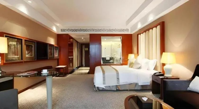 Bed in Yihe Grand Hotel Bed in Yihe Grand Hotel