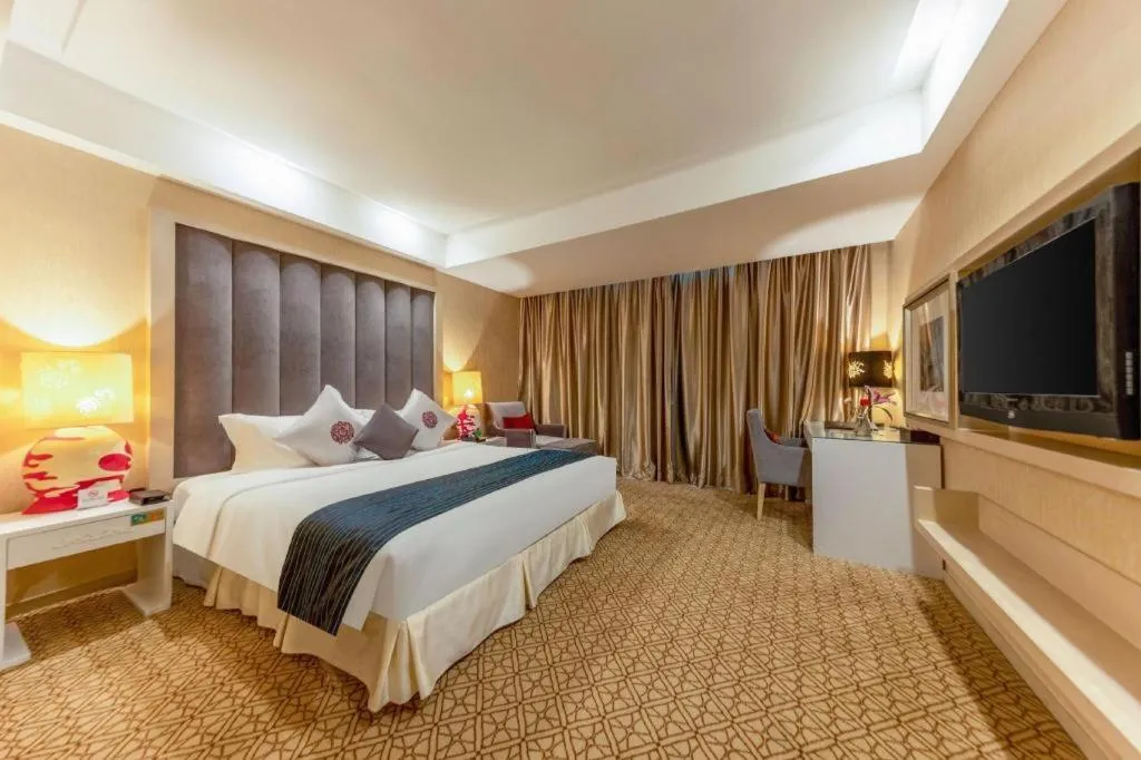 Bed in Yihe Grand Hotel