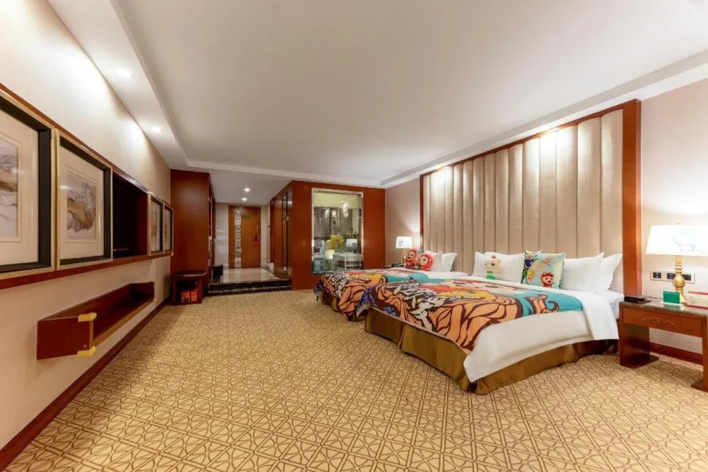 Bed in Yihe Grand Hotel