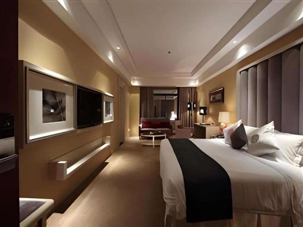 Bed in Yihe Grand Hotel