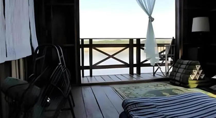 Bed in Baan ChanKhiang at ChiangKhan