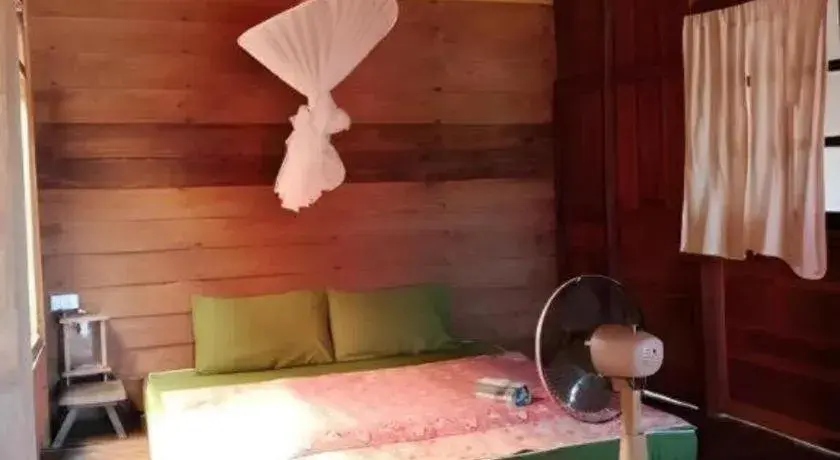 Bed in Baan ChanKhiang at ChiangKhan Bed in Baan ChanKhiang at ChiangKhan