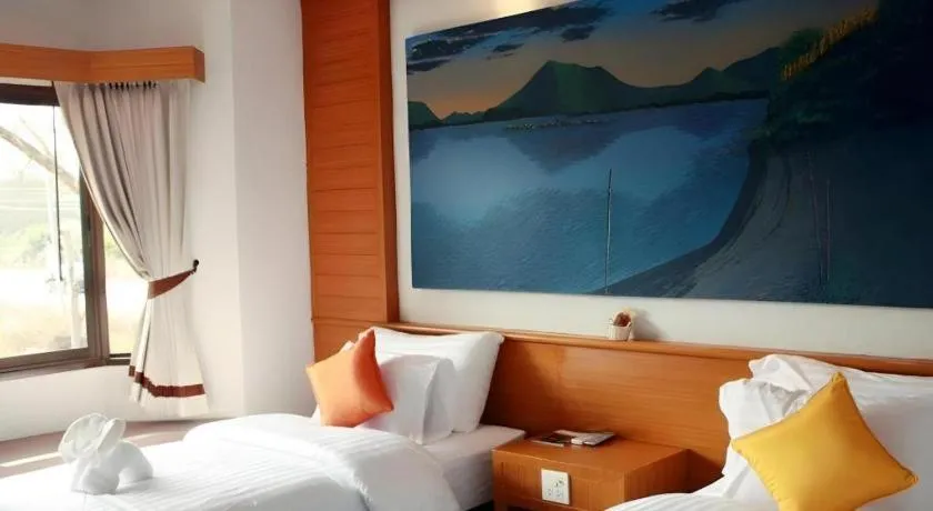 Bed in Chiang Khan Boutique Hotel