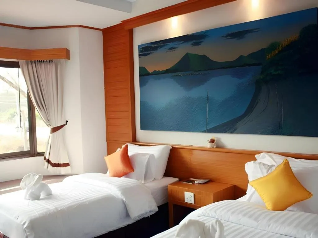 Bed in Chiang Khan Boutique Hotel