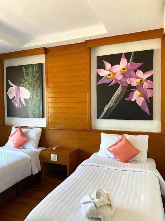 Bed in Chiang Khan Boutique Hotel