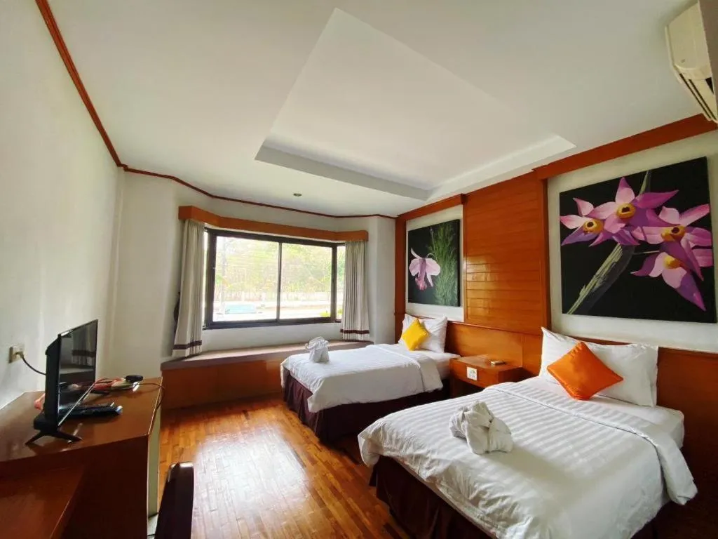 Bed in Chiang Khan Boutique Hotel