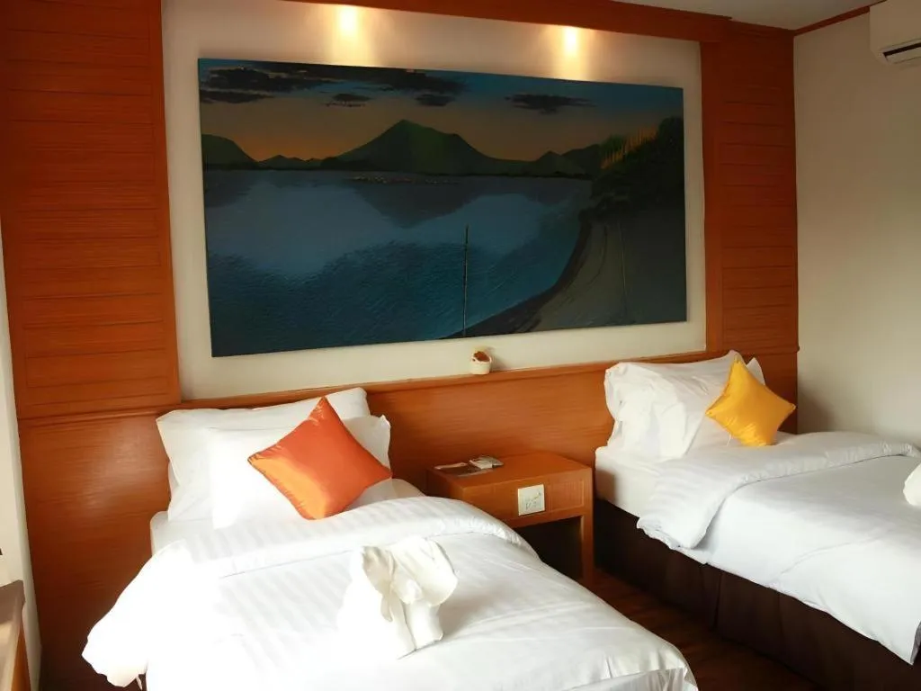 Bed in Chiang Khan Boutique Hotel