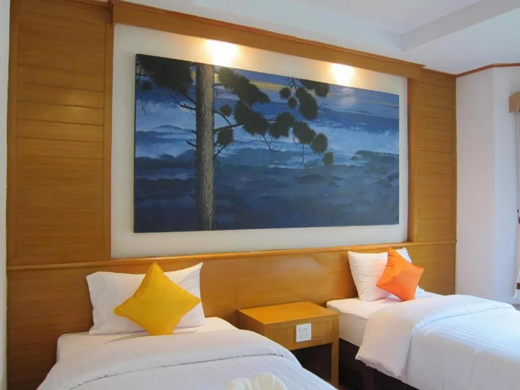 Bed in Chiang Khan Boutique Hotel